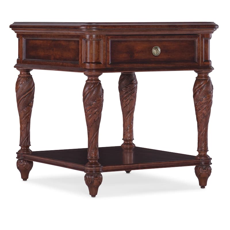 Hooker Furniture 6750-80413 Charleston 28" Wide Wood Top Cherry and - Maraschino Cherry