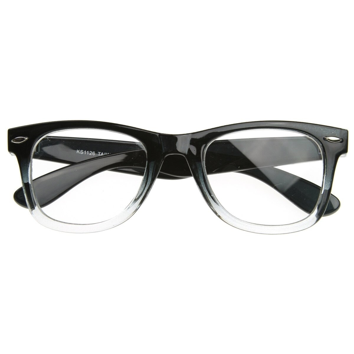 clear rimmed glasses