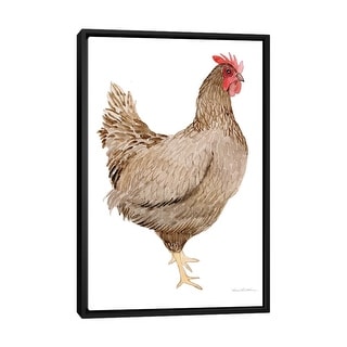 iCanvas "Life on the Farm- Chicken Element III" by Kathleen Parr ...