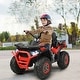 preview thumbnail 4 of 30, 12V Kids Electric 4-Wheeler ATV with 2 Speeds and LED Lights - 44.5" x 27" x 30" (L x W x H) Red