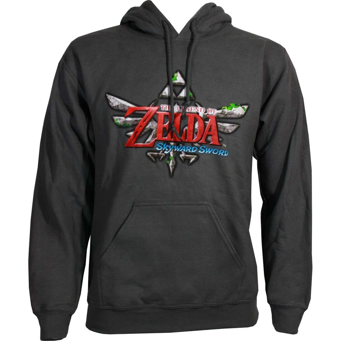 Shop The Legend Of Zelda Skyward Sword Men S Gray Pullover Hoodie