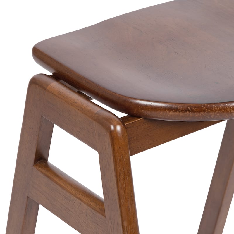 Kate and Laurel Morreau Wood Bar Stool - 17x20x29
