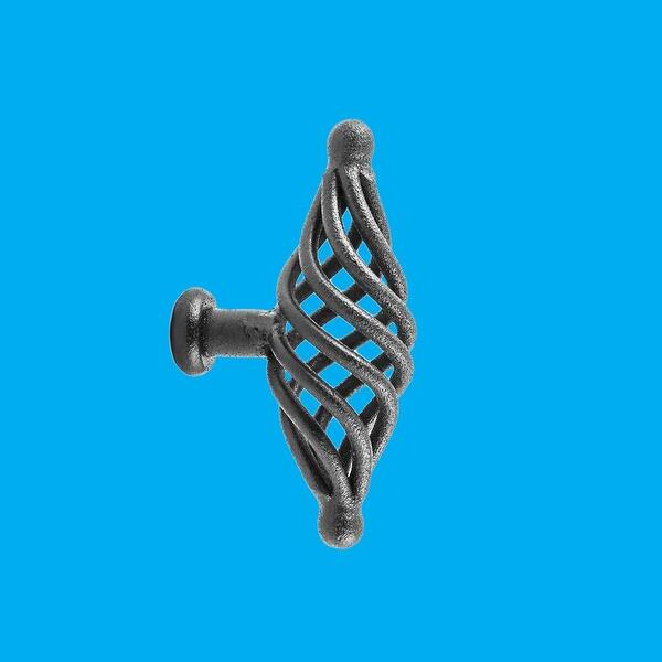 Shop Black Cabinet Pulls Birdcage Iron Door Or Drawer Pulls Black