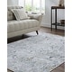 preview thumbnail 1 of 4, Livabliss Lorenz Traditional Medallion Area Rug Grey/Blue - 5' 3" x 7'