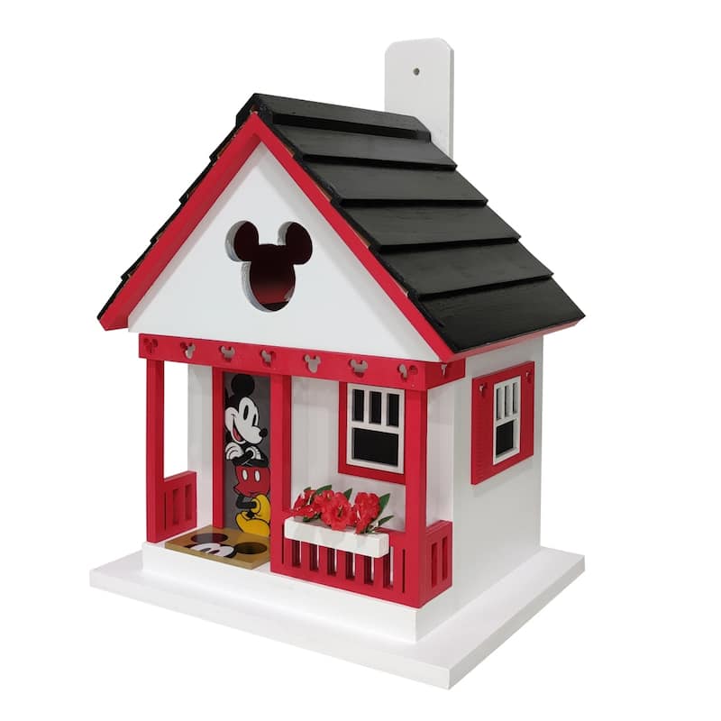 Home Bazaar Disney Mickey Mouse Cottage Birdhouse