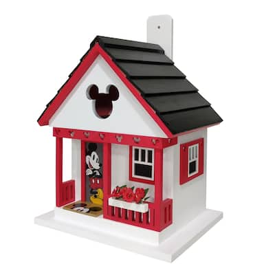 Home Bazaar Disney Mickey Mouse Cottage Birdhouse