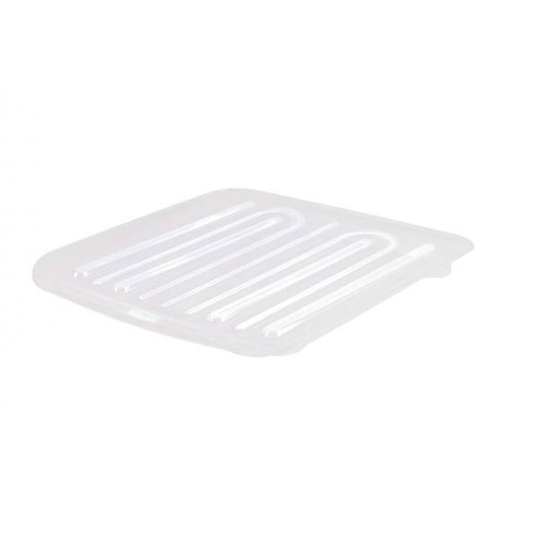 Shop Rubbermaid 1182 Ma Clr Microban Antimicrobial Dish Drain Board Large Clear Large Overstock 25432889