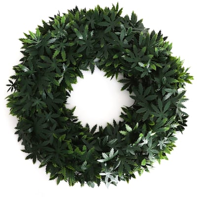 Cannabis Wreath