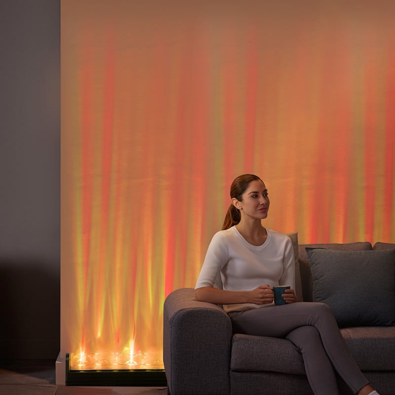 33" RGBW Dynamic Wave Wall Washer Floor Lamp - 33 inch