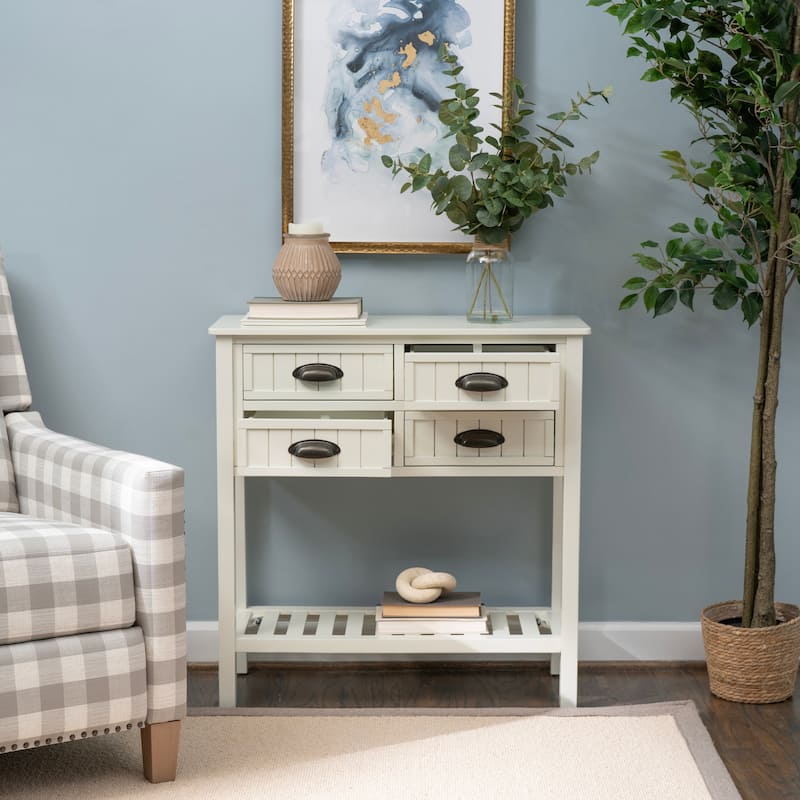 Crestway Antique Solid Wood Entryway Console Table