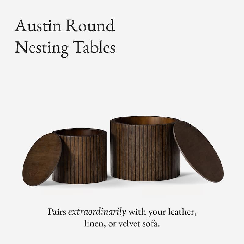 Maven Lane Austin Nesting Tables 2 Piece