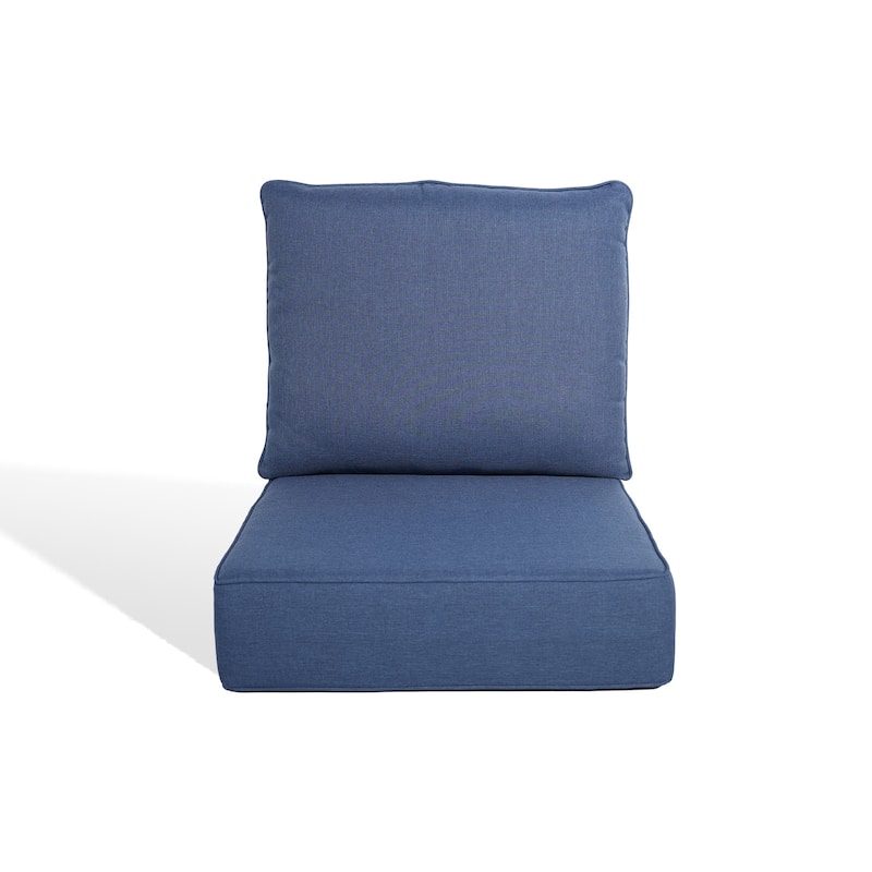 Pocassy 22"x24"x6" Inch Thick Cushions Pillows Indoor Outdoor Cushion - Blue Cushion