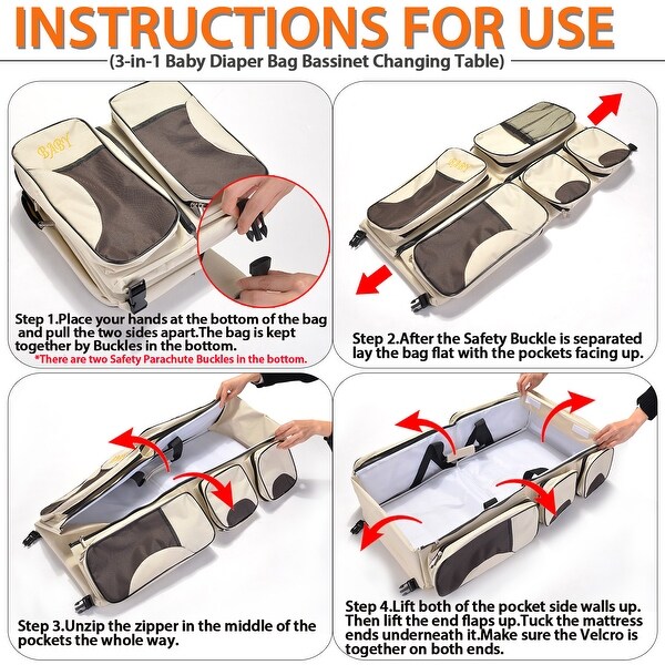 diaper bag changing table