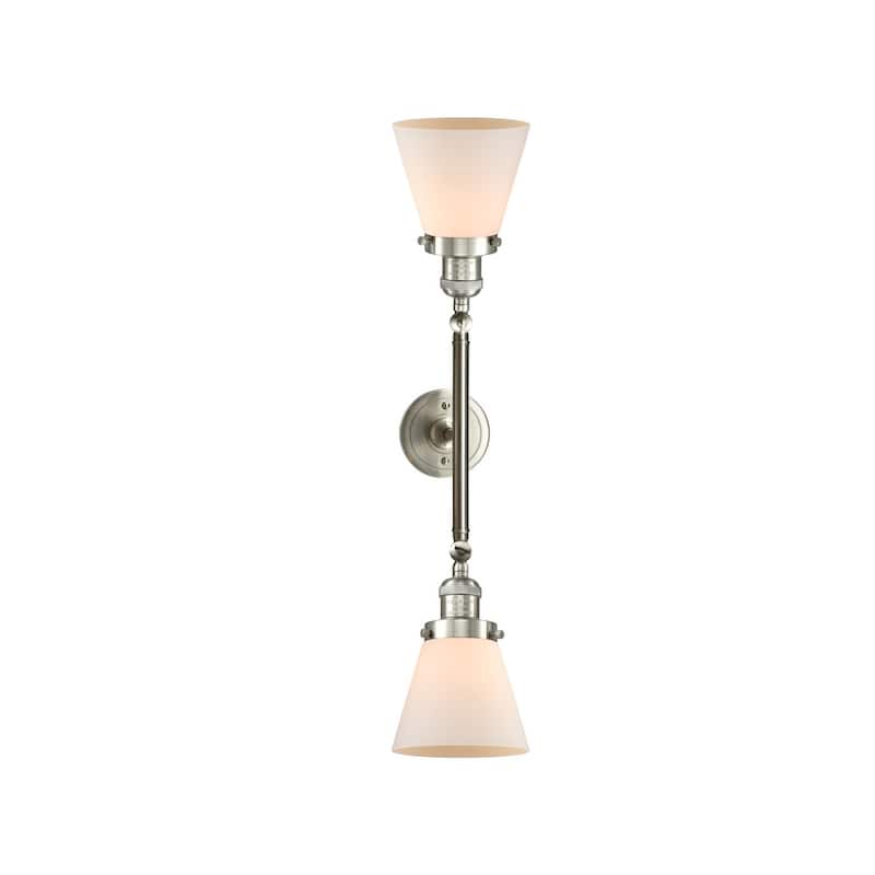 Innovations Lighting Small Cone 2 Light 23" Wide Bathroom Vanity Light