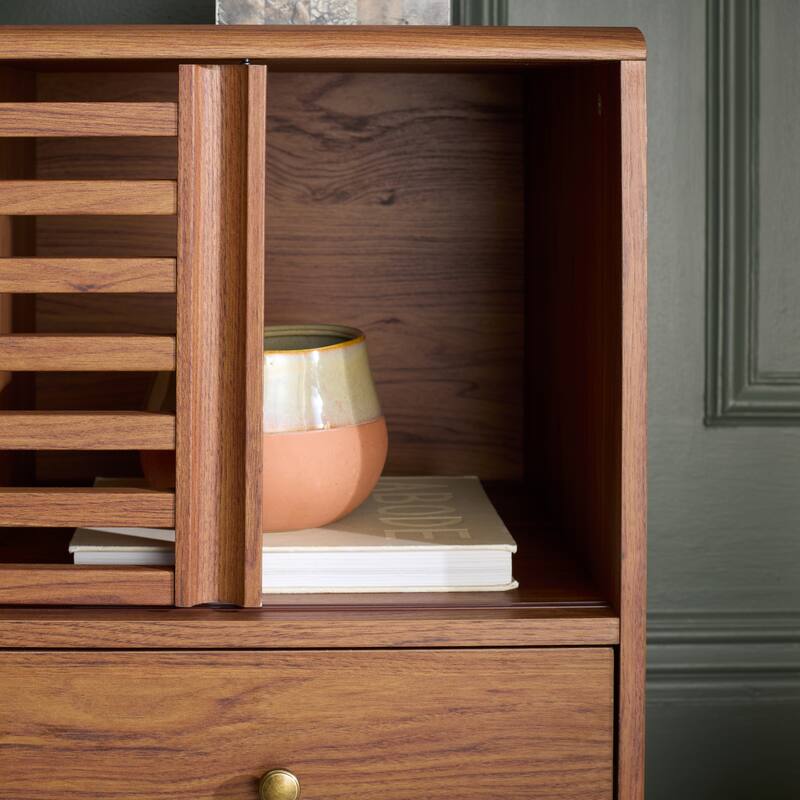 SAFAVIEH Home Adrin 3 Drawer Sideboard - 63"W x 17"D x 29"H