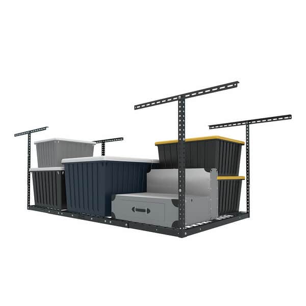 FLEXIMOUNTS Heavy Duty Overhead Garage Storage Adjustable Ceiling ...