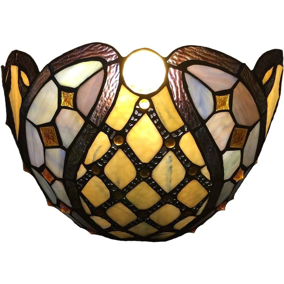 Unique bedroom light multicolor night light glass, metal wall light