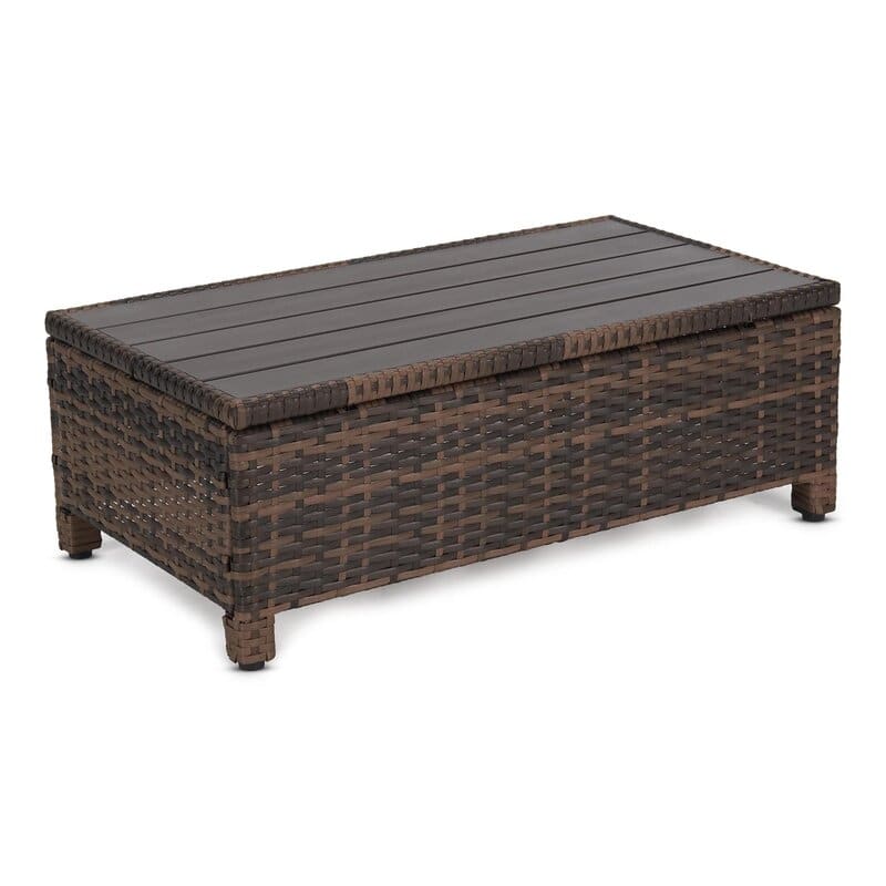 3 Pieces Wicker Patio Outdoor Sectional Set