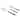 INOX Sonar Cheese Knives 3 Pc. Set