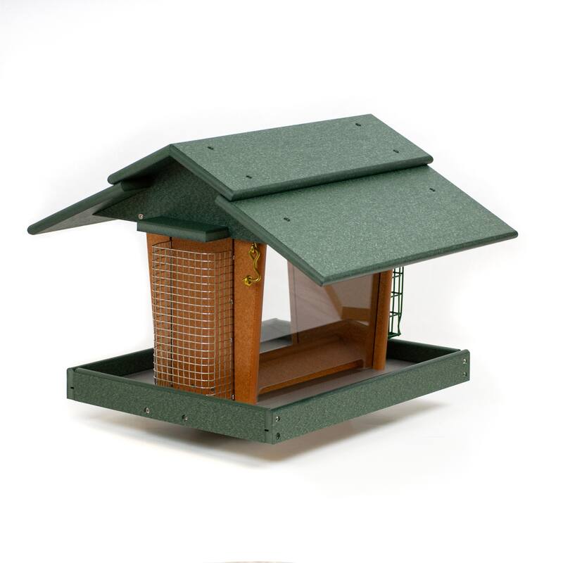 OUTDOOR LEISURE PRODUCTS Model GM2-1TGC Classic Deluxe Bird Feeder Made with High Density Poly Resin