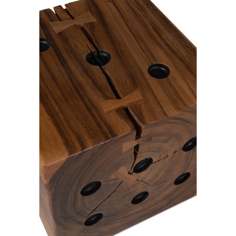 Naturals - Dice End Table - Natural