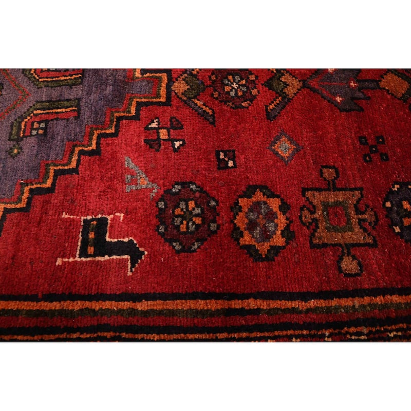 ECARPETGALLERY Hand-knotted Andelz Red Wool Rug - 4'7 x 8'8