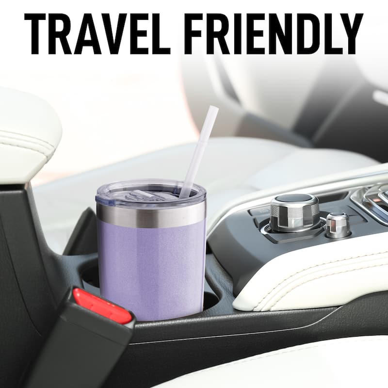 Zulay Kitchen 20oz Stainless Steel Tumbler With Lid and Straw
