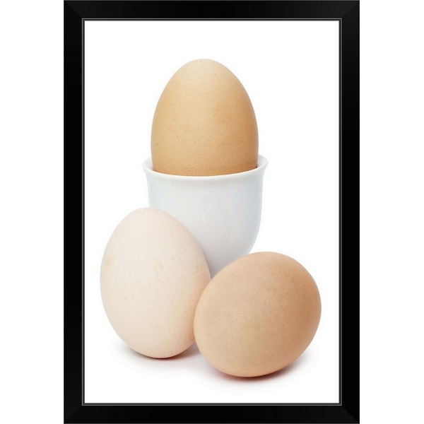 "Hard Boiled Eggs" Black Framed Print