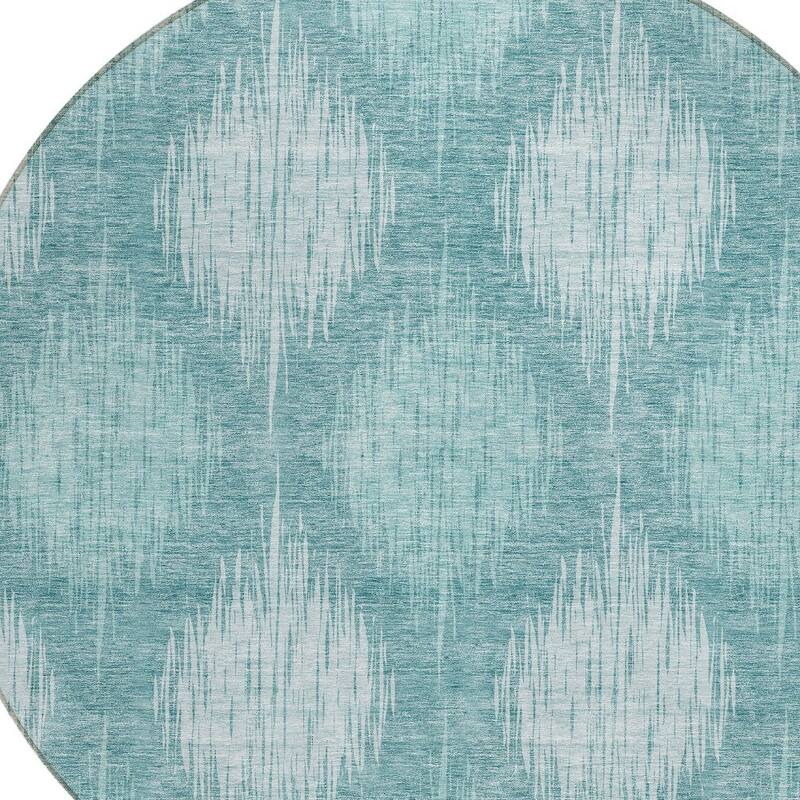 HomeRoots Ikat Transitional Rectangle Outdoor Rug