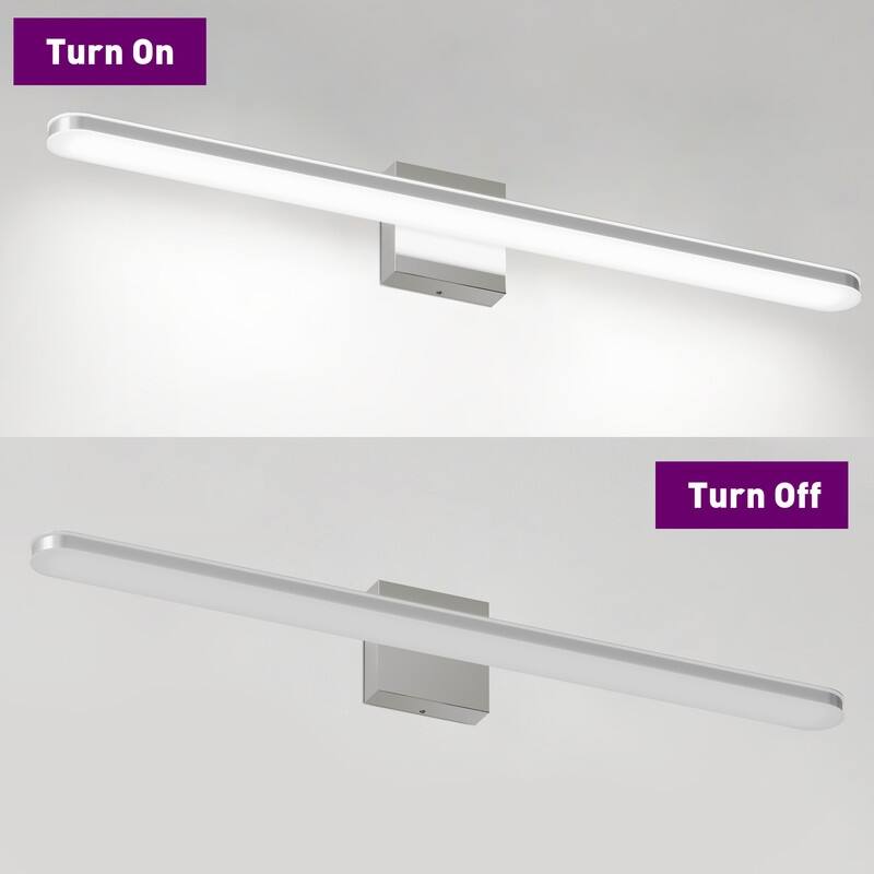 Modern LED Vanity Light Bar Dimmable 8W Wall Fixture 6000K
