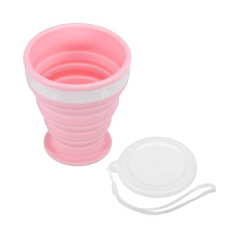 Collapsible Water Bottle, 200mL Travel Folding Cup for Camping