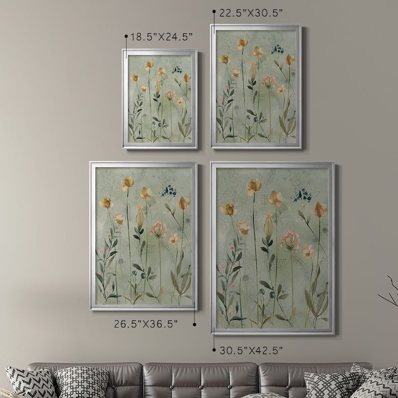 Botanical Sketchbook Premium Framed Print - Ready to Hang