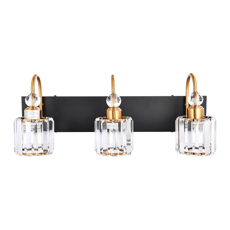 Dimmable Vanity Light With Crystal Accent