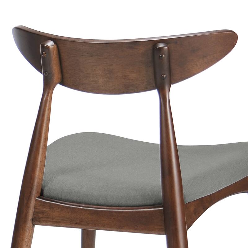 Barron Mid-century Dining Chairs (Set of 2) by Christopher Knight Home - 22.50" W x 19.75" L x 28.75" H