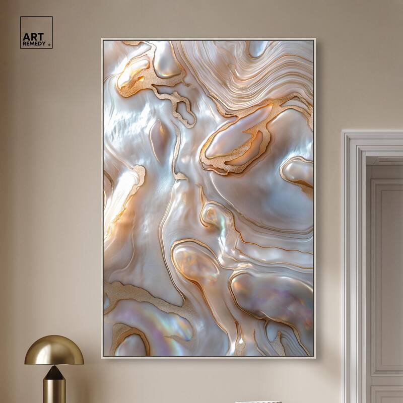 Fluid Preciousness I Canvas by Art Remedy