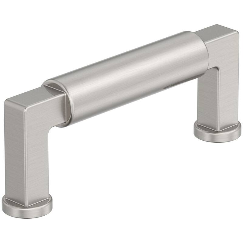 Amerock BP37482 Balon 3" Center to Center Smooth Handle Cabinet Pull - Satin Nickel