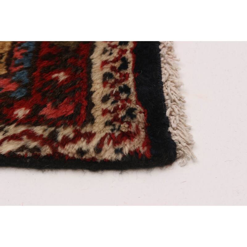 ECARPETGALLERY Hand-knotted Andelz Black Wool Rug - 4'4 x 8'4