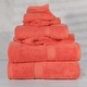 preview thumbnail 93 of 159, Superior Egyptian Cotton Pile Heavyweight 6-Piece Towel Set 6-Piece Set - Coral