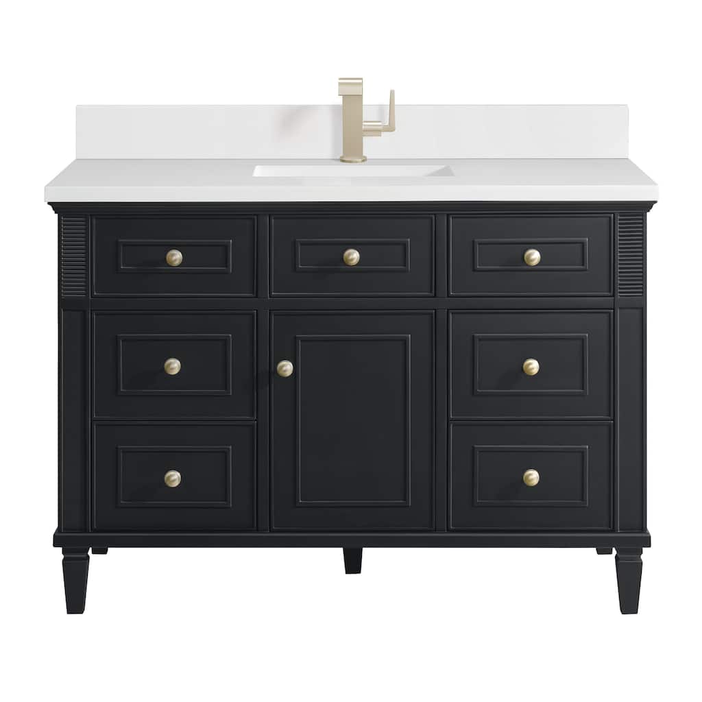 James Martin Vanities 424-V48-1WZ Lorelai 48" Single Basin Wood Vanity