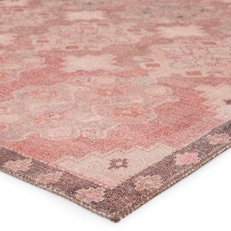 Chilton Medallion Pink/ Brown Area Rug