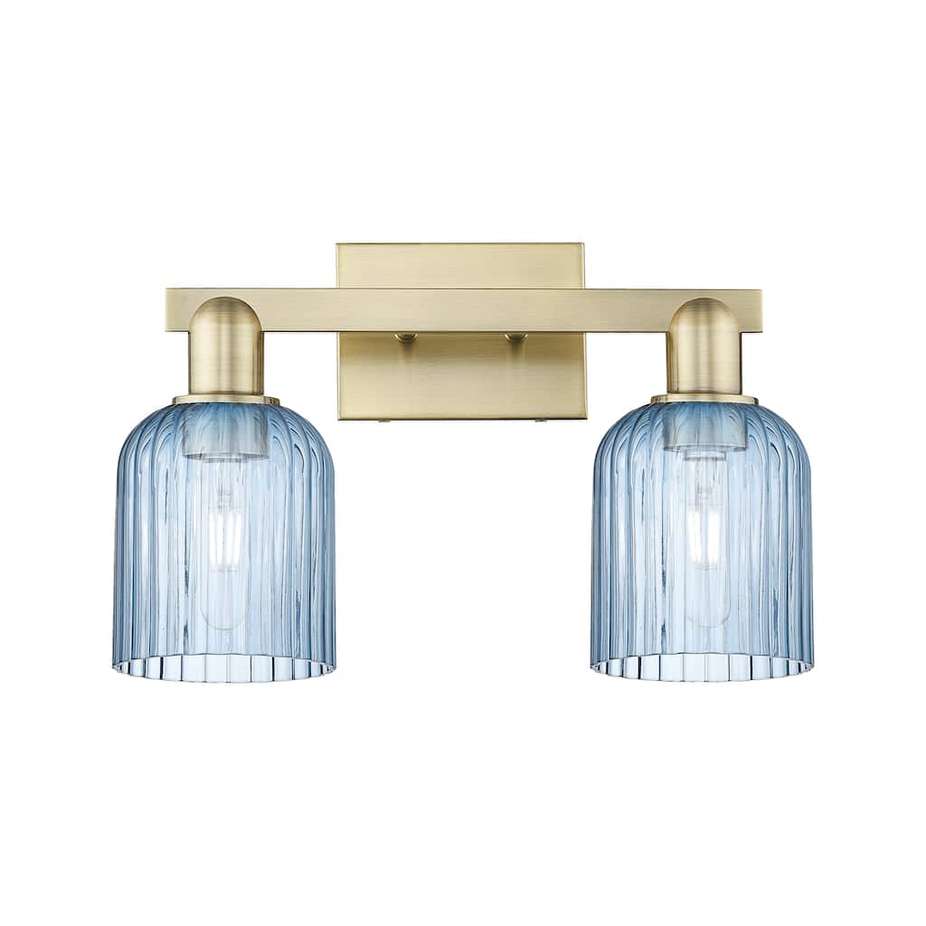 Innovations Lighting 716-2W-11-16 Bridal Veil Vanity Bridal Veil 2