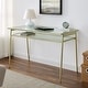 preview thumbnail 10 of 14, Walker Edison 48-inch Metal and Glass Two-Tier Desk