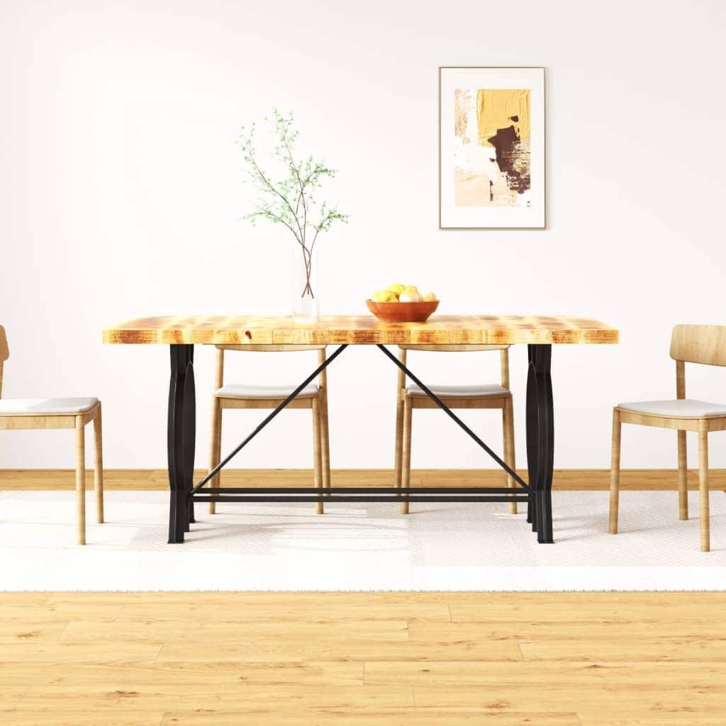 vidaXL Dining Table Kitchen Table Home Dining Room Table Solid Reclaimed Wood