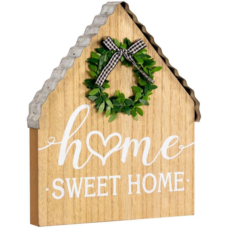 9.75" Home Sweet Home House Tabletop Decoration