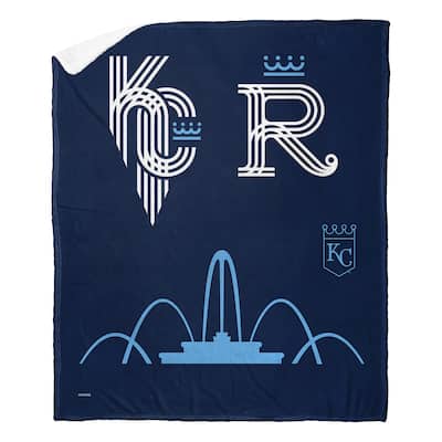 MLB City Connect Kansas City Royals Silk Touch Sherpa Throw Blanket