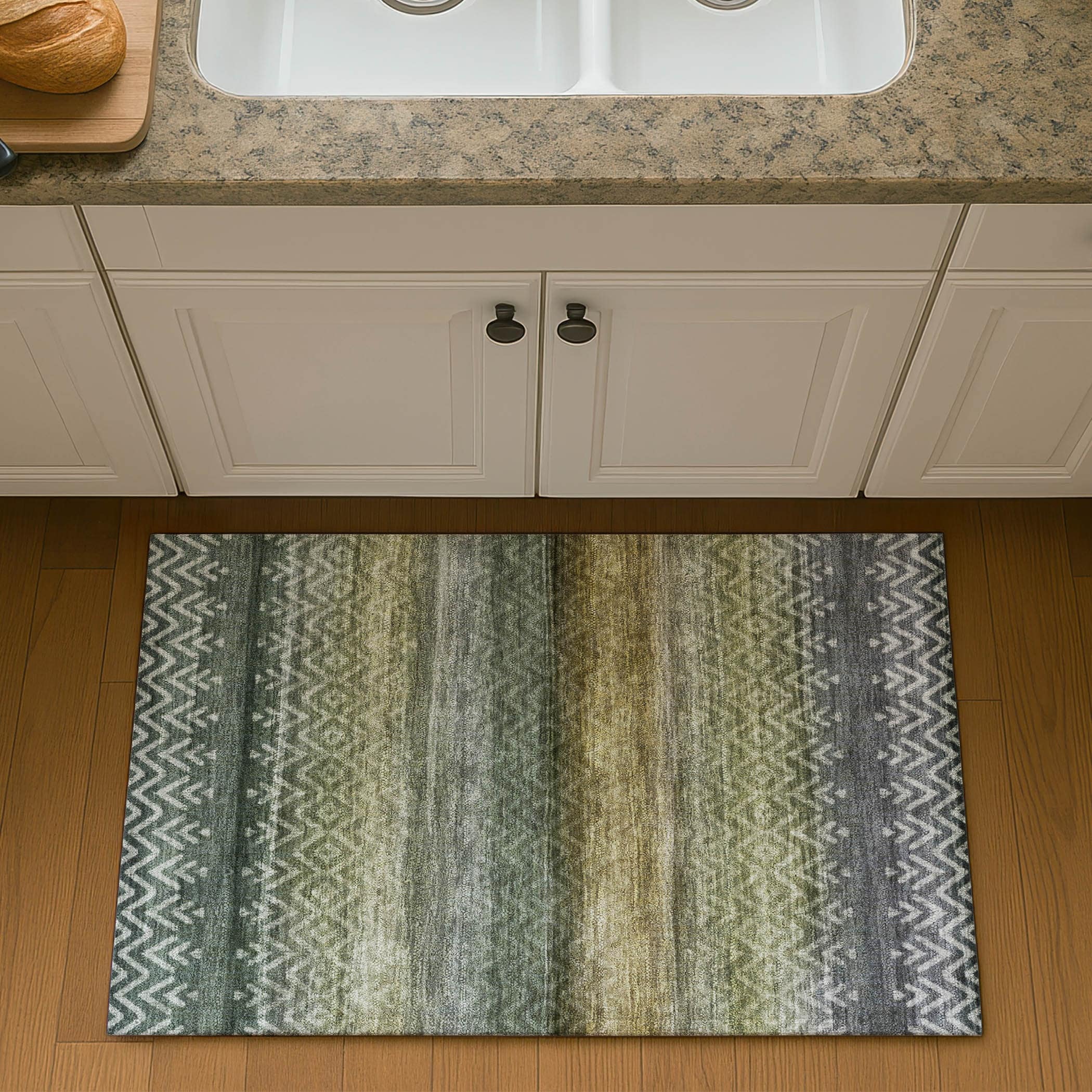 Premium Washable Super Soft Boho Ombre Mayfield Rug