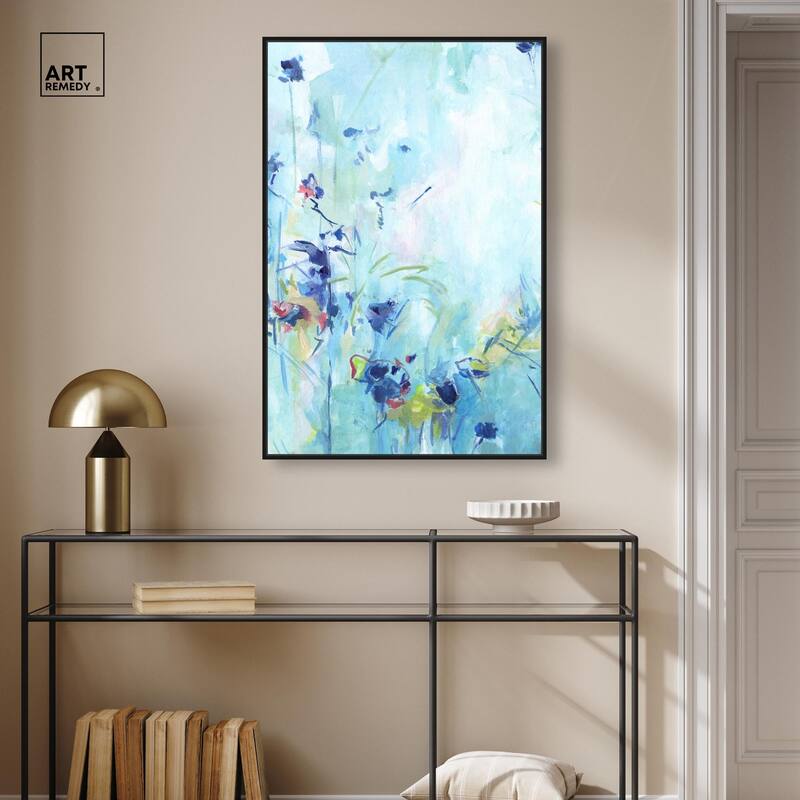 Heavenly Blue I Canvas by Art Remedy