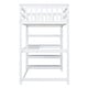 preview thumbnail 54 of 82, Space-Saving Loft Bed with Storage Shelves and Desk, Solid Wood Loft Bed Frame with Ladder and Guardrail for Kids Teens Adults