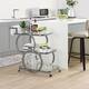 Metal Bar Cart Chrome Bar Carts for the Home
