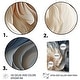 preview thumbnail 3 of 4, Designart "White And Blue Feather Spiral II" Abstract Geometric Wall Art Blue - Modern Wrapped Canvas For Hallway Décor